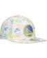 Men's White Golden State Warriors Palm Trees and Waves Golfer Adjustable Hat