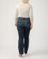 Plus Size Suki Mid Rise Curvy Fit Slim Bootcut Jeans