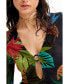 Women's Tropical tulle mini dress