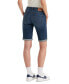 Women's Stretch Mid Rise Denim Bermuda Shorts