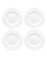 Opal Innocence Carved 4-Piece Accent Plate Set