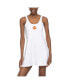 Women's White Clemson Tigers Logo Scoop Neck Dress