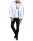 Men's High Shine Hooded Puffer Jacket