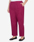 Plus Size Wine Country Soft Microfiber Side Seam Pocket Short Length Pant