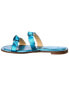 Alexandre Birman Clarita Leather Sandal Women's Blue 35