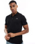 HUGO RED Donos polo shirt in black