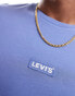 Levi's central baby tab logo relaxed fit t-shirt in blue