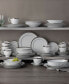 Austin Platinum 50 Pc. Dinnerware Set, Service for 8