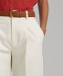 Double-Faced Stretch Cotton Ankle Pants