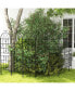 71" Tall Metal Garden Trellis for Climbing Plants 2 Pack Fence Panels Retro