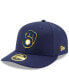 Men's Navy Milwaukee Brewers National Baseball Hall of Fame Low Profile 59FIFTY Fitted Hat