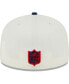 Men's Cream New England Patriots Retro 59FIFTY Fitted Hat