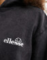 ellesse Keilly overhead hoodie in washed black