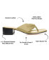 Women's Francine Block Heel Thong Sandals