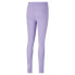 Puma Essentials Logo Elastic Waist Leggings Womens Purple Athletic Casual 676905