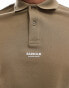 Barbour International Formula polo in khaki exclusive to asos