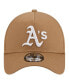 Men's Khaki Oakland Athletics A-Frame 9FORTY Adjustable Hat