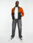 Columbia Back Bowl full zip fleece jacket in orange and black