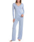 Natori 2Pc Feathers Essentials Pajama Set Women's