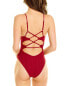 LSpace 293040 Pointelle Rib Gianna One-Piece Classic Cabernet 6