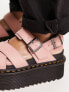 Dr Martens Voss ii quad sandals in peach beige