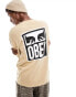 Obey icon eyes 2 long sleeve top in beige