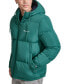 Men's Quilted Full-Zip Hooded Puffer Jacket