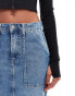 Calvin Klein Jeans denim mini skirt in light wash