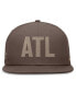 Men's Brown Atlanta Braves Statement Ironstone Performance True Fitted Hat