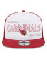 Men's White, Cardinal Arizona Cardinals Banger 9FIFTY Trucker Snapback Hat