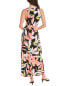 London Times Twisted Maxi Dress Women's Orange 10