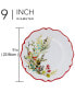 Christmas Gatherings Salad Plates, Set of 4