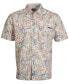 Men's Hide N Sea Graphic Print Short-Sleeve Button-Up Shirt