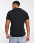 Polo Ralph Lauren slim fit pima polo multi player logo in black