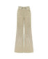 Women's Wide Leg Jeans with Zipper Detail at Waist