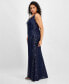 Trendy Plus Size Sequined V-Neck Sleeveless Gown