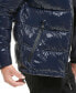 Men's High Shine Hooded Puffer Jacket