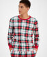 Family Pajamas Men's 2-Pc. Winterton Cotton Plaid Knit Family Holiday Pajamas, Created for Macy's