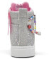 Little Girls Twinkle Toes: Twinkle Sparks - Charm Bestie High Top Light-Up Casual Sneakers from Finish Line