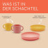 Teller und Becher Set