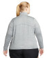 Plus Size Active Dri-FIT Swift-Element UV 1/4-Zip Running Top