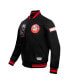 Men's Sylvester Black Looney Tunes Varsity Full-Zip Jacket