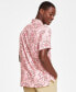 Men's Medallion-Print Camp-Collar Resort Shirt, Created for Macy's