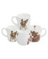 Royal Worcester Wrendale Bessie Mug, Set of 4