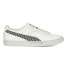 Puma Clyde Summer Breeze Lace Up Womens White Sneakers Casual Shoes 39009201