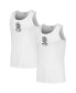 Men's White San Diego Padres Two-Pack Tank Top