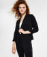 Women's Ruched 3/4-Sleeve Knit Blazer, Created for Macy's