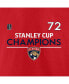 Men's Sergei Bobrovsky Red Florida Panthers 2024 Stanley Cup Champions Authentic Pro Name Number T-Shirt