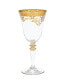 Set of 6 Water Glasses with Rich Design