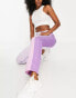 JJXX colour block straight leg jeans in purple